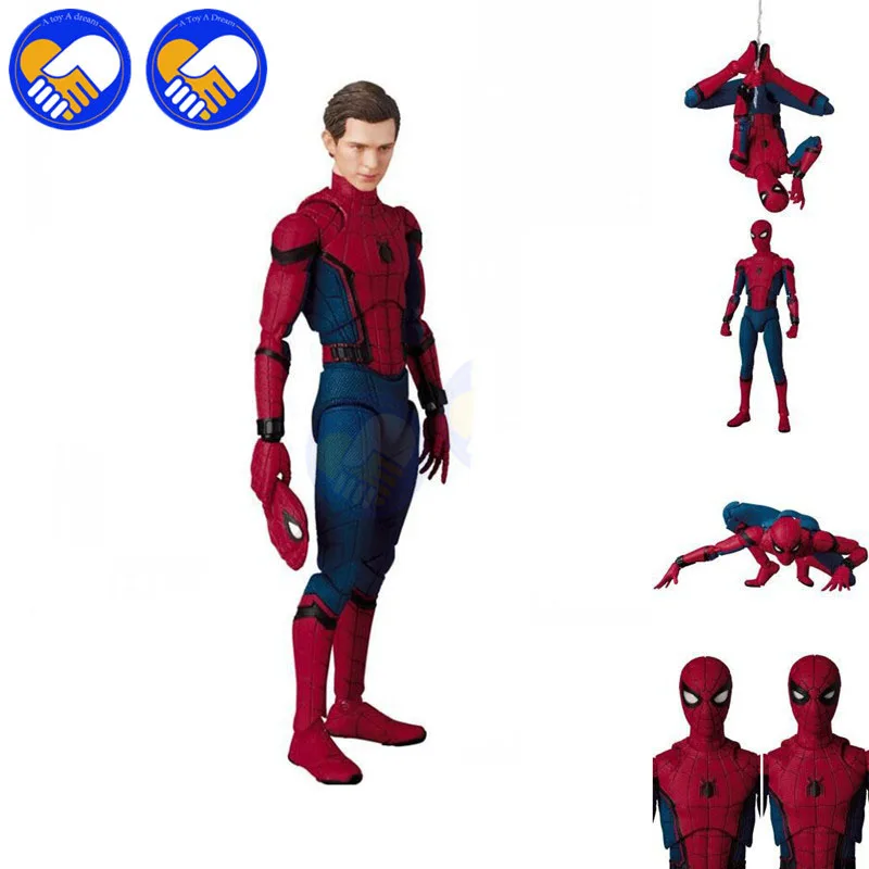 

NEW MAF047 Spider-Man Homecoming & SHF Spiderman Model Action Figure Collectible Model Toy 15 cm For Children Toys