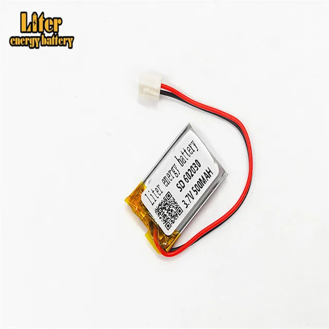 XHR 2P 2 54 500mAh 602030 3 7 V литий полимерный аккумулятор Bluetooth MP3 беспроводной