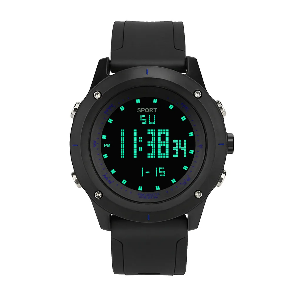 

Hot sale Luxury Men Analog Digital Military Army Sport LED Waterproof Wrist Watch Drop shipping wholesale