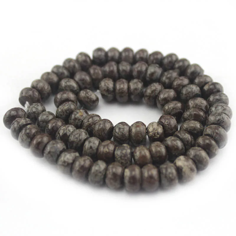 Free shipping 5x8mm Wholesale Natural Stone Rondel...