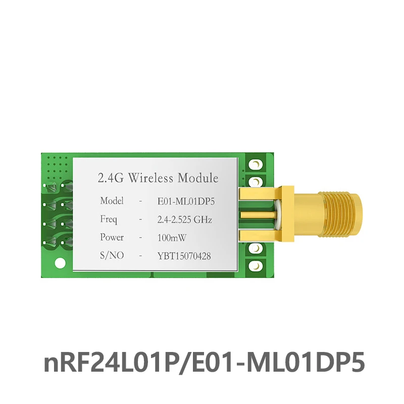 

E01-ML01DP5 SPI nRF24L01 PA LNA 2.4GHz rf Module 2.5km iot 2.4 ghz rf Transmitter Receiver with shield for arduino nRF24L01P