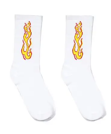 Пара длинных носков на осень и зиму, 2 пары, распродажа - Цвет: 2 pair  white