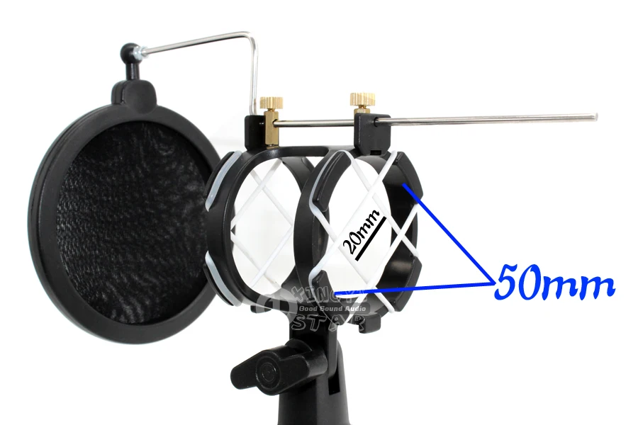 Настольный Штатив подвесом попфильтр паук микрофонная стойка ветрозащитный экран Щит держатель микрофона зажим для Самсон Q4 Q6 Q7 Q8