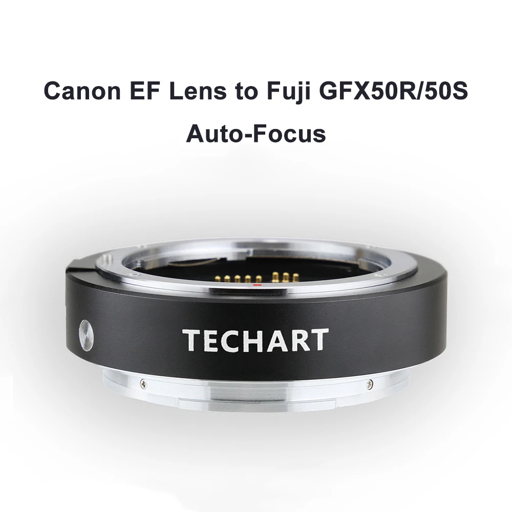 Techart EF-GFX EF-FG01 адаптер для камеры Canon EF объектив для Fujifilm GFX Автофокус адаптер для GFX50R GFX50S GFX 50R 50S