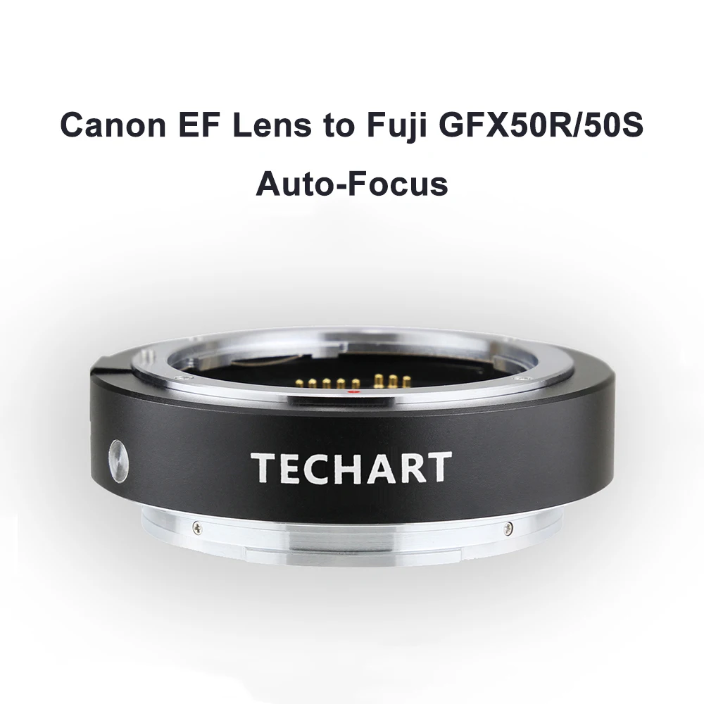 US $381.65 Techart EFGFX EFFG01 Camera Adapter Mount For Canon EF Lens To Fujifilm GFX Auto Focus Adapter For GFX50R GFX50S GFX 50R 50S