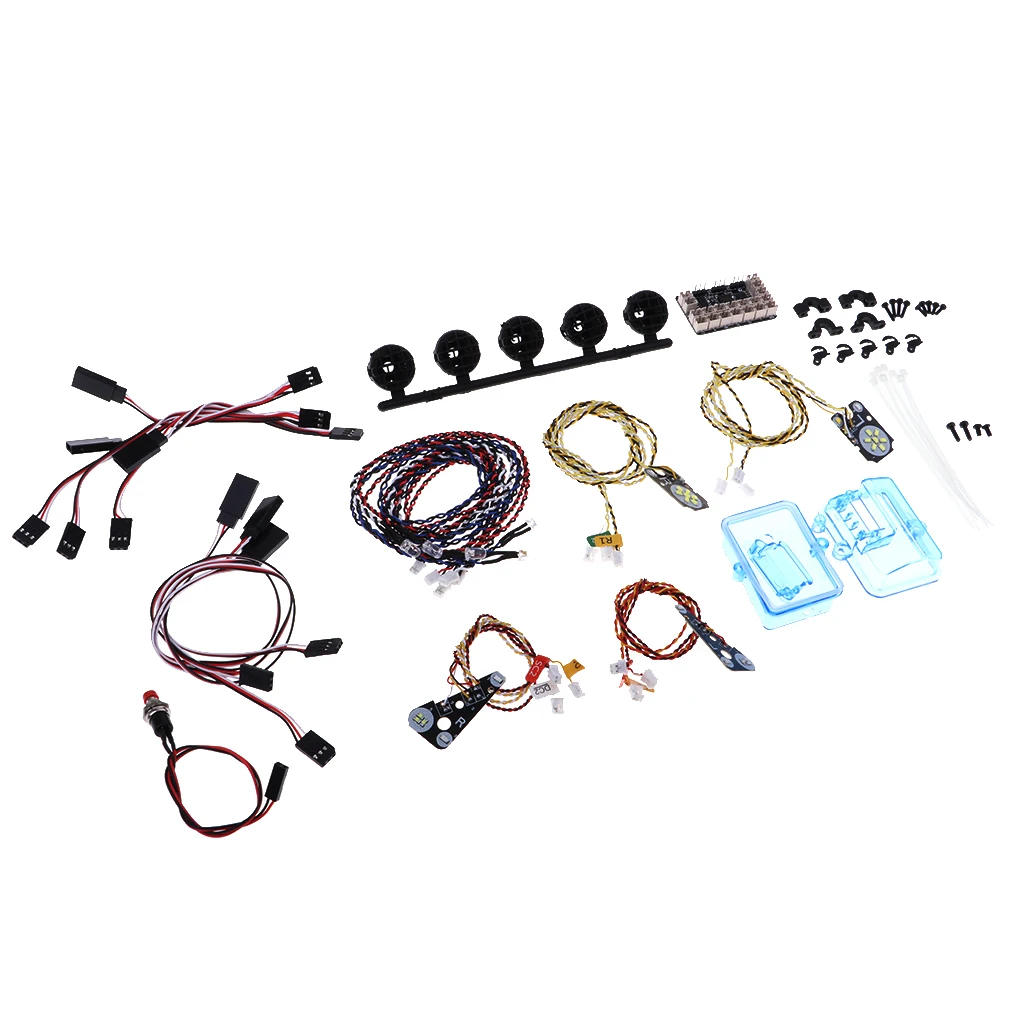Светодиодный Фонари + IC лампа группа фара Набор для TRAXXAS Trx4 Аксессуары RC