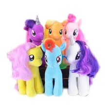 Children s 18cm little Rainbow Horse Toys Cartoon Plush Doll Rarity Pinkie Pie Fluttershy Twilight Sparkle