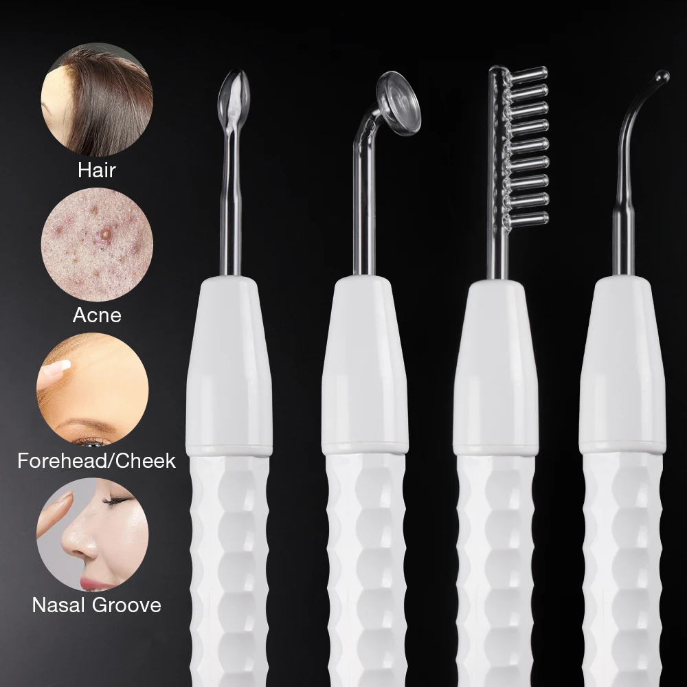 Tubo de Vidro Cuidados com a Pele Alta Frequência Eletrodo Eletroterapia Dispositivo Beleza Facial Acne Manchas Rugas Removedor Spa Salão Casa 16 Computers & Electronics