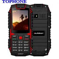 2018 Новый ioutdoor T1 IP68 Водонепроницаемый телефона 2,4 дюйма 128 МБ + 32 МБ 2MP Dual SIM 2100 мАч прочный противоударный пылезащитный мобильного телефона