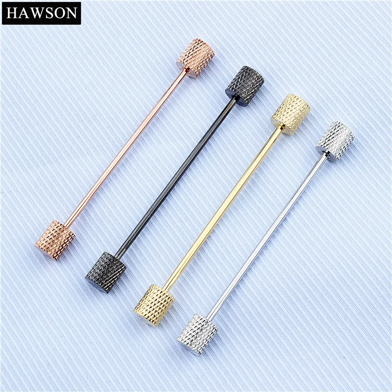 HAWSON Shirt Collar Stays Free Shipping Mens Jewelry Collar Wedding Dress Pin in Tie Clips