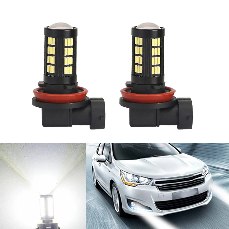 

DOTAATDW 2x H11 H8 4014SMD LED Fog Light Bulb Lamp For mazda 3 5 6 xc-5 cx-7 axela atenza