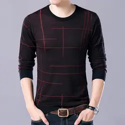 2019 новый модный бренд свитер Для мужчин мужские пуловеры мужской пуловер вязаные Джемперы шерстяные осень корейский стиль Повседневное