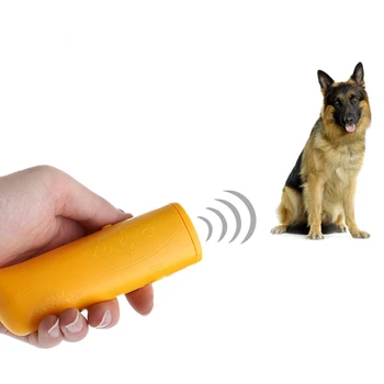 

3 in 1 Ultrasonic Anti Bark Stop Barking Dog Training Repeller Control Trainer