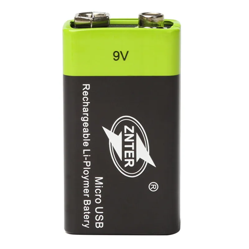 ZNTER 400MAH 9V Rechargeable Battery Micro USB Charging 9v Standard Rechargeable Lithium Battery with Micro USB Cable Bateria ZNTER 400MAH 9V Rechargeable Battery Micro USB Charging 9v Standard Rechargeable Lithium Battery with Micro USB Cable Bateria