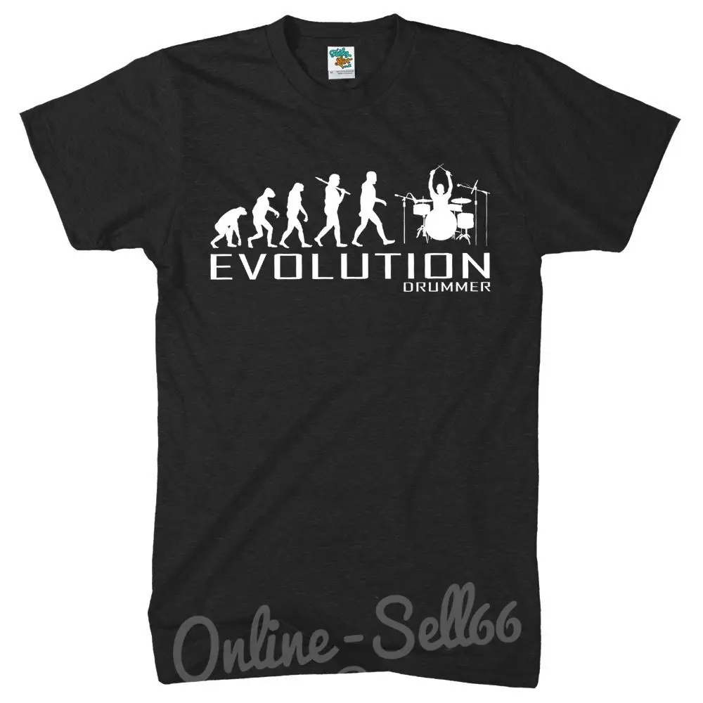 

Drummer Music APE OF EVOLUTION Drums Band T SHIRT TSHIRT MENS WOMENS BOYS Cool Casual pride t shirt men Unisex New Fashion