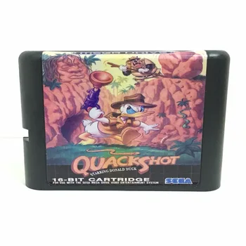 

Top quality 16 bit Sega MD game Cartridge for Megadrive Genesis system --- Quack Shot