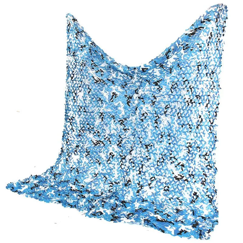 في الأزرق التمويه العسكري المعاوضة الشمس مأوى لل سيارة-يغطي الصيد تخييم التنزه المأوى الحزب الديكور الشاطئ صافي