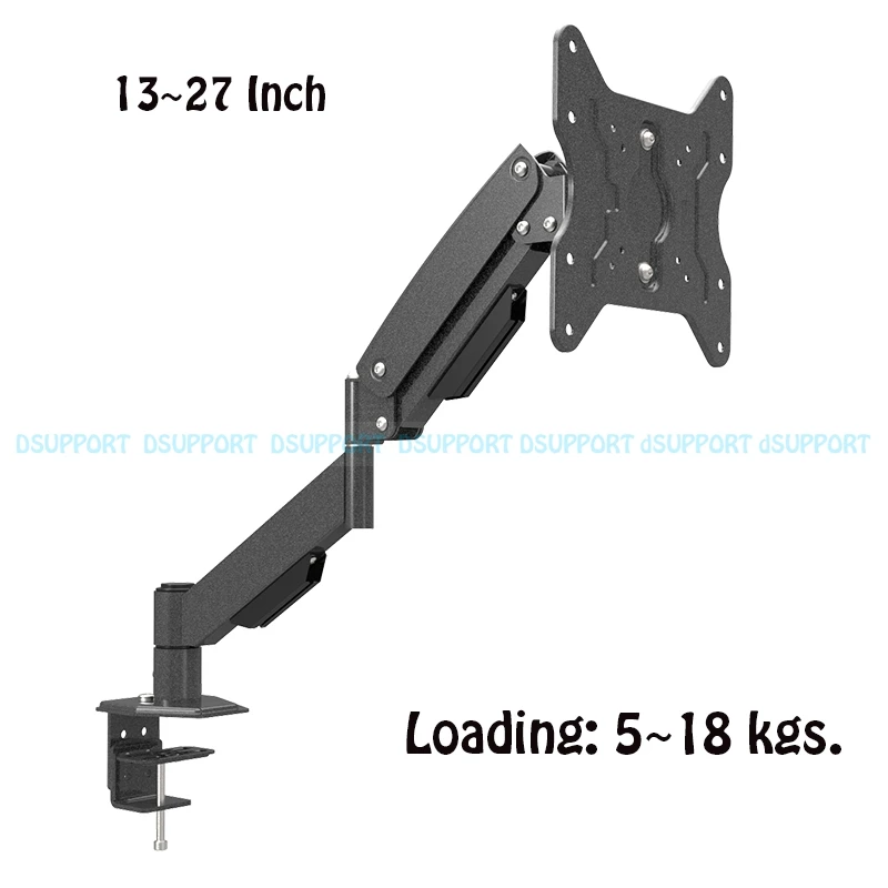 

L153 Heavy Duty Gas Spring Desktop Monitor Arm Full Motion TV Mount Bracket All-in-One PC Table Mount