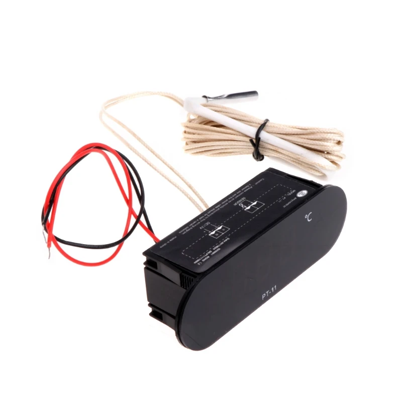 

-20~300 Centigrade PT-11 Digital Thermometer Temperature Meter Indicator w/ 2M NTC Sensor
