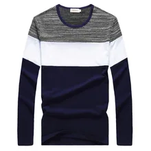 

2018 T-Shirt Men Spring Summer New Long Sleeve O-Neck Male T Shirt Man Brand Clothing Casual Fashion Patchwork Cotton Tee Tops