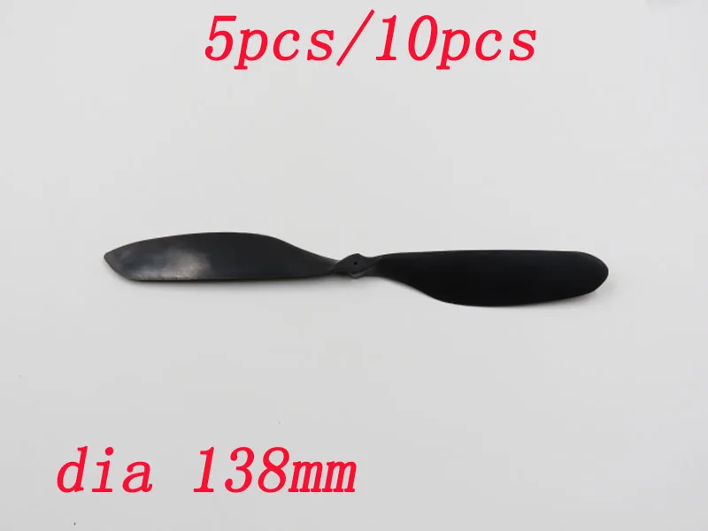 

5pcs/10pcs DIY RC Model Propeller Diameter 138mm with 1mm Shaft Large Pitch for Brushed Coreless Motor Paddle Prop