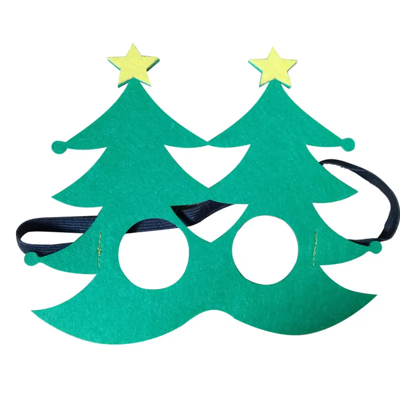 1pc Christmas tree elk masks Cosplay santa claus kids masquerade