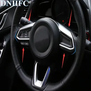 

DNHFC ABS the steering wheel decorates the sequins For MAZDA CX-5 CX5 KF 2nd Generation 2017 2018 Car Styling