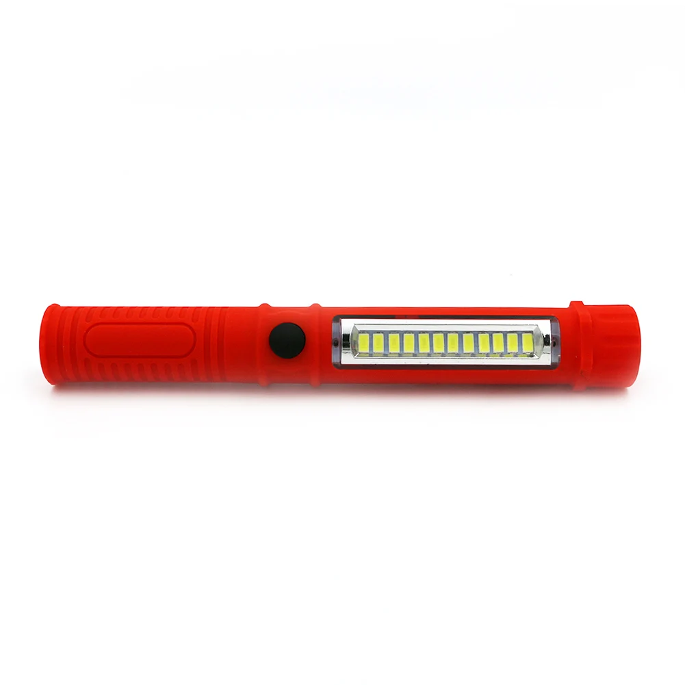 Портативный светодиодный ночник фонарик светодиодный фонарь рабочий свет 13 светодиодный походная велосипедная лампа со встроенным магнитный зажим AAA красный