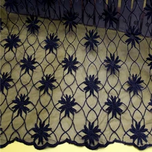 #Chemical Cord Lace Fabric For Sewing,Water Soluble Lace For Wedding Dress 5yards/Lot, Black African Guipure Lace Fabric