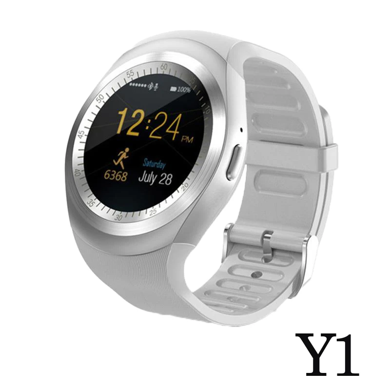 696 Bluetooth V9 Смарт часы Relogio Android SmartWatch телефонный звонок GSM Sim удаленный дисплей с камерой информация Спорт Шагомер A1 - Цвет: Y1 white