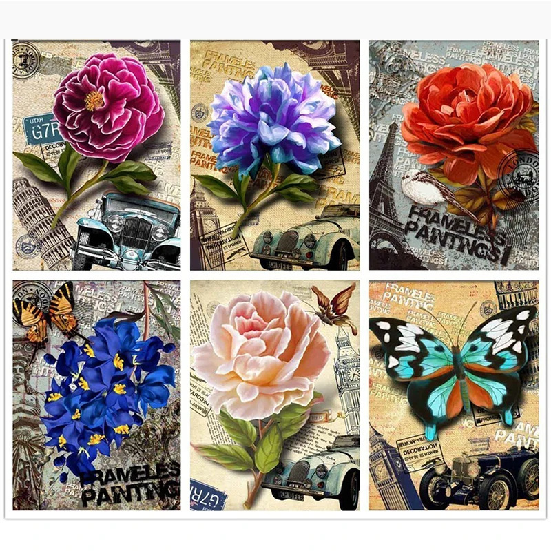 Huacan-Diamond-Painting-Flower-DIY-Paint-With-Diamond-Full-Square-Diamond-Embroidery-Roses-Picture-Of-Rhinestone