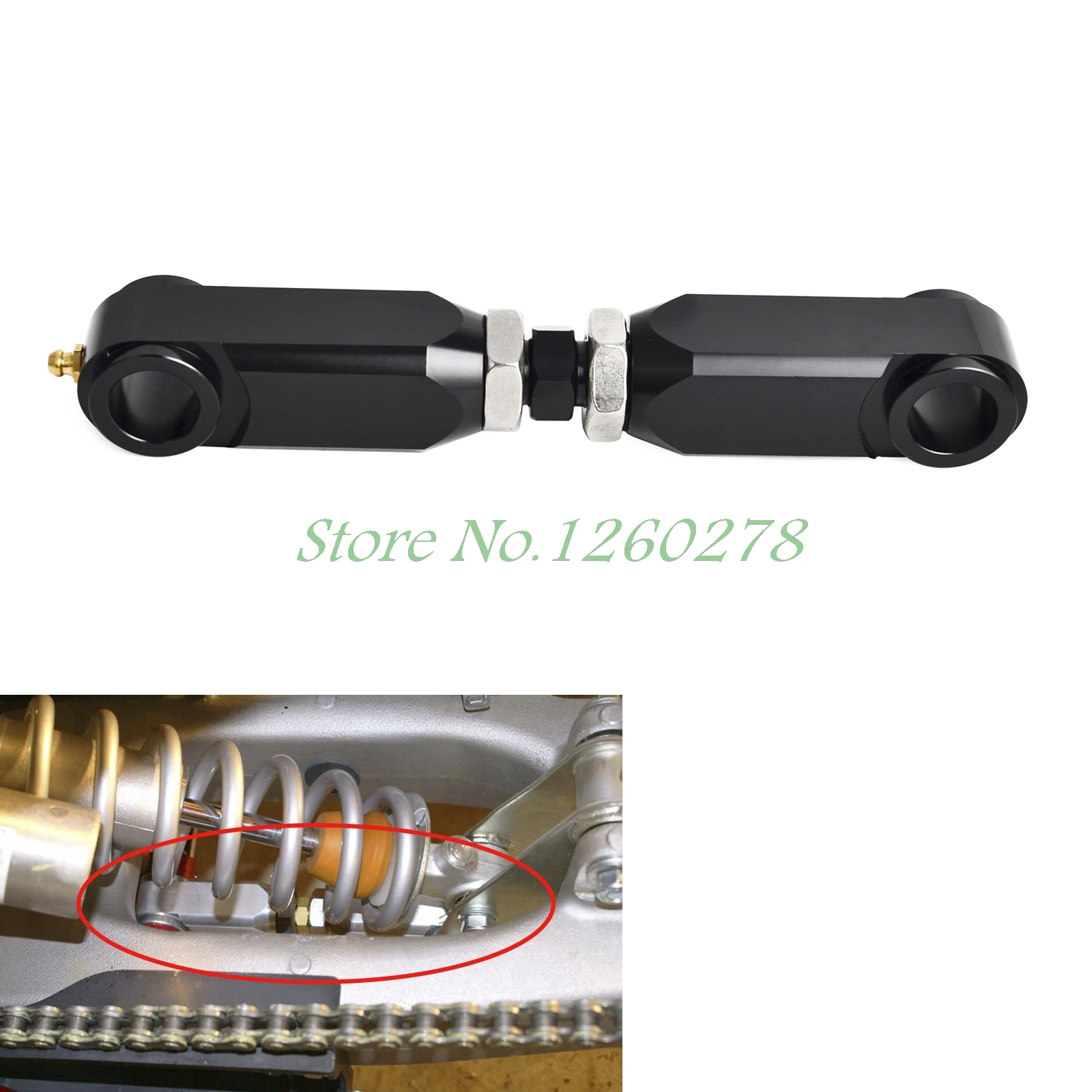 

ATV Adjustable Rear Lowering Kit Arm Relay Connecting Rod For Yamaha Raptor 350 YFM350 660 660R YFM660R 700 700R YFM700