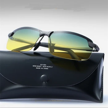 

Polarized Sunglasses Yellow and Green Women Men Sunglasses Mirror Aluminum Magnesium Sunglasses