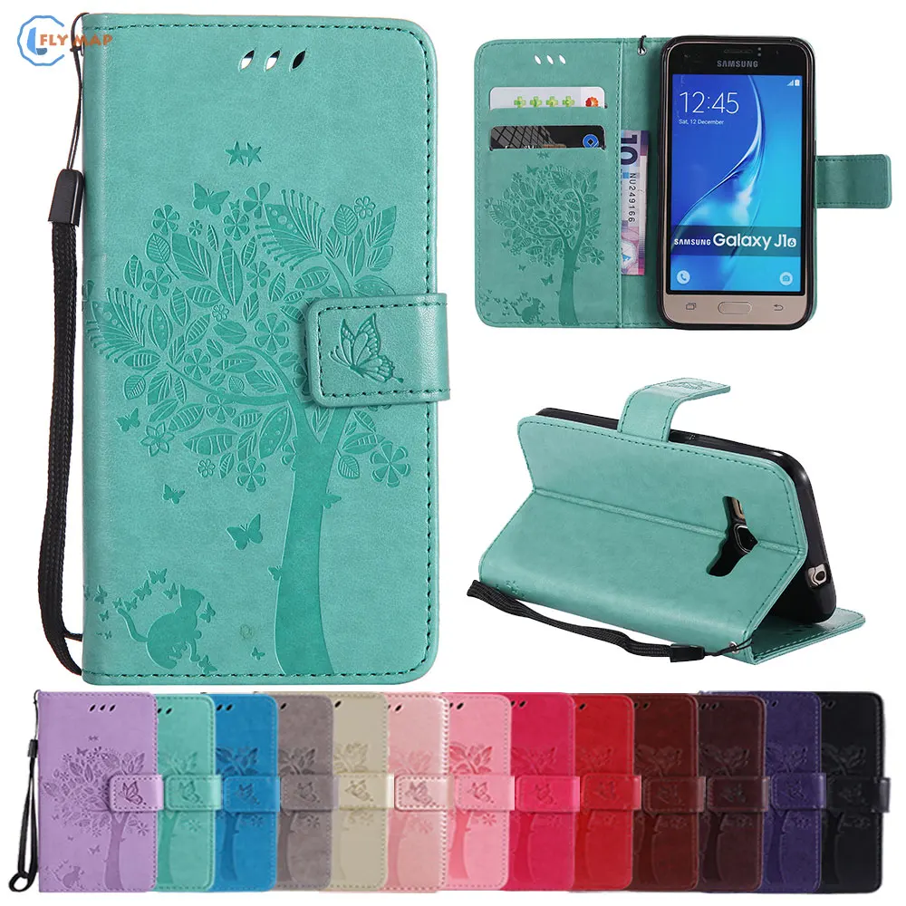 

Flip Leather Case Cover For Samsung Galaxy J1 2016 J 1 120 Phone Wallet Coque J120F/DS J120h SM-J120f SM-J120h/ds SM-J120H Capa