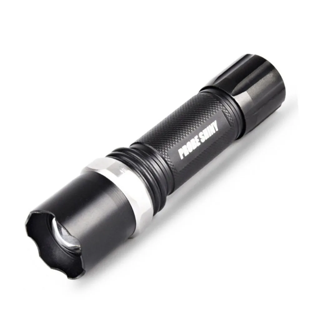 Aluminum alloy Lightning glare flashlight Dimming telescopic focusing