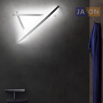 

LED Modern Geometric Iron Acryl Black White LED Lamp LED Light Wall lamp Wall Light Wall Sconce For Store Bedroom