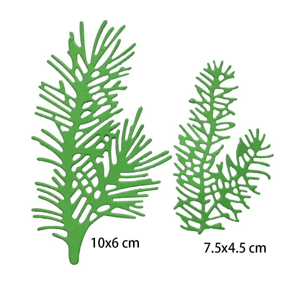 Рождественские елки 2 шт Металлические Вырубные Формы Рождественский трафарет для скрапбукинга вырубки штамповки вырубки тиснения шаблон ремесло