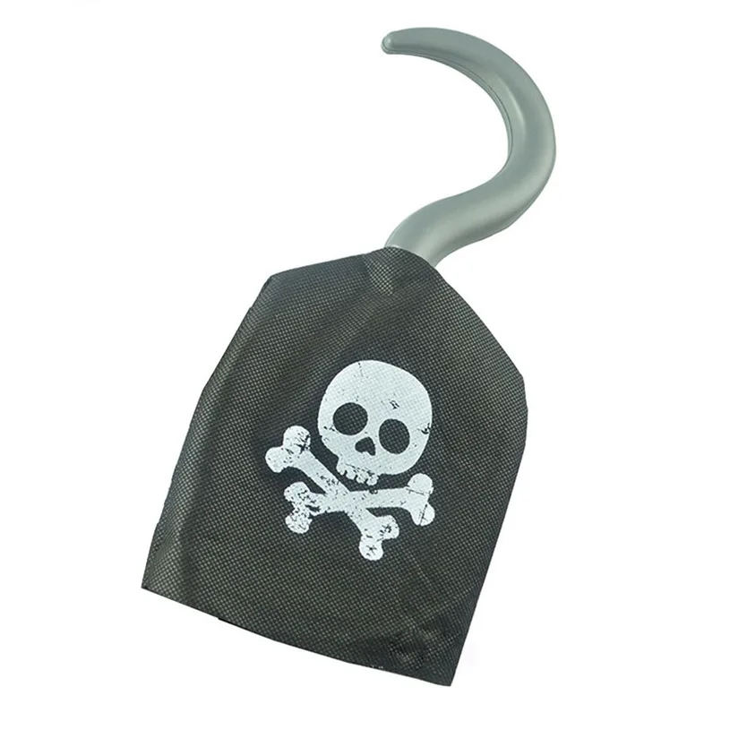 

New Themed Ship Captain Party Cos Toy for Halloween Dress Plastic Weapon Pirate Hook sep 14