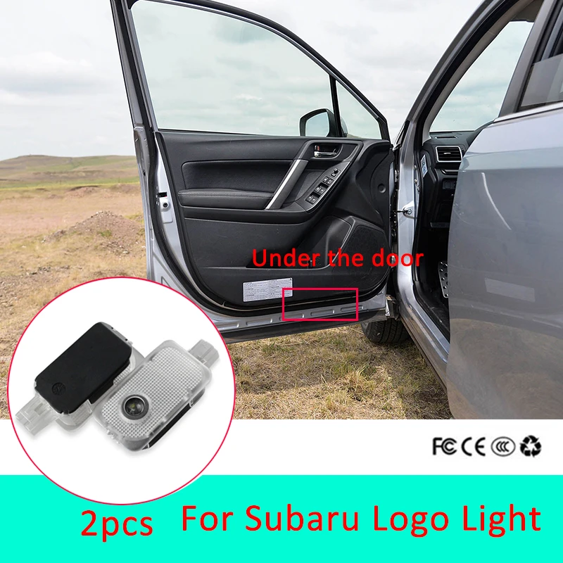 Car Door Lights for Subaru LED Car Door Logo HD Welcome Light for Subaru OutBack Legacy Forester XV Series Car Ground Lights 2 PCS Car Door Lights for Subaru LED Car Door Logo HD Welcome Light for Subaru OutBack Legacy Forester XV Series Car Ground Lights 2 PCS