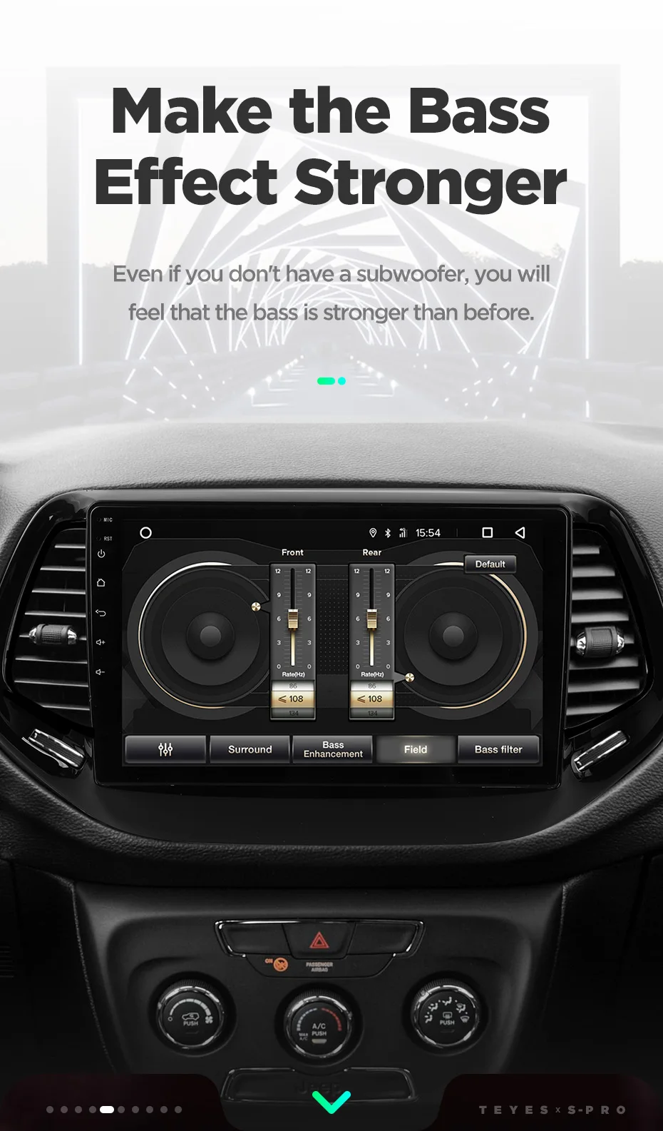 Cheap TEYES SPRO For Jeep Compass 2 MP 2016 2017 2018 Car Radio Multimedia Video Player Navigation GPS Android 8.1 No 2din 2 din dvd 14