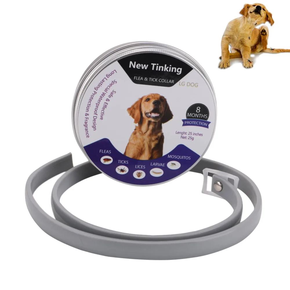 

Dog Collar Tick Flea Anti Insect Mosquitoes Repellent Adjustable Waterproof Repels Fleas Ticks Pet Collars Pet Supplies Outdoor