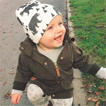 

2018 Hot Sale Fashion Newborn Baby Cotton Hat Breathable Printing Hat Knitting Newborn Photography Props Cartoon Pattern Hat