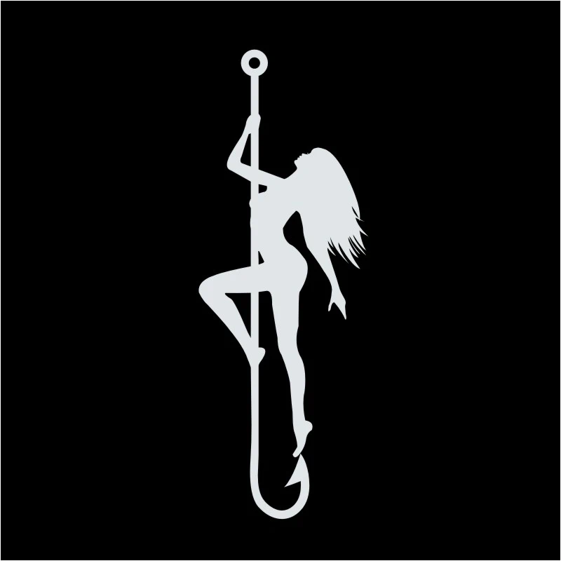 DCTAL car Fishing Sticker car styling programa Catfish Hunter Pesca divertido Cuerpo Adhesivos Accesorios fishing decal F2-6