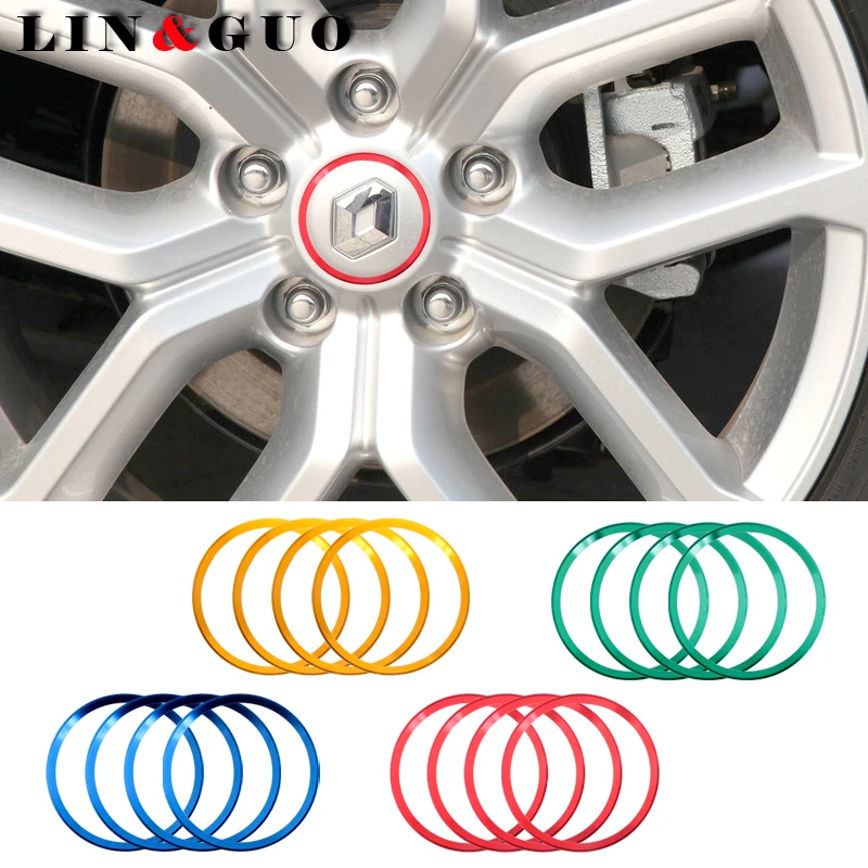 

4 pcs/lot New Refitting accessories Car Wheel center decorative circle fit for Renault duster megane 2 logan renault clio