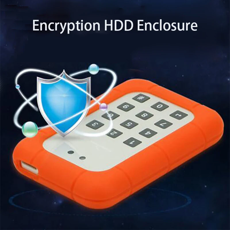 Жесткий диск Blueendless 2 5 дюйма корпус для шифрования hdd sata usb 3 0 чехол блокировки