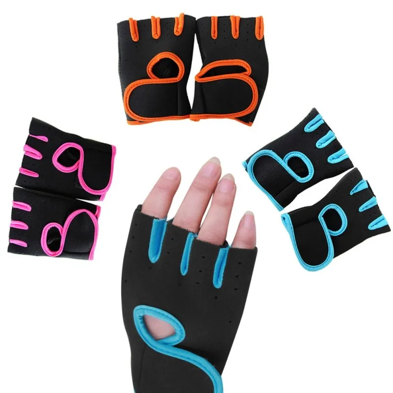 Дышащие спортивные перчатки для спортзала, фитнеса, для взрослых, тяжелая атлетика, половина пальцев, тренировочные перчатки, фитнес-упражнения, велосипедные спортивные перчатки