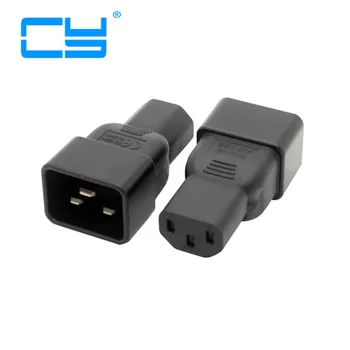 

5PCS/lot IEC320 Female C13 to Male C20 Power Mains Extension Adapter for PDU UPS 10A to 16A