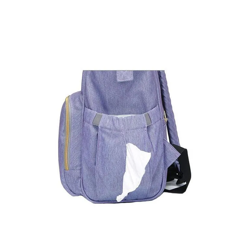 Fashion Mummy Maternity Baby Nappy Changing Diaper Bag Front Three Bottle Insulation Bags&Rear Anti-theft Bag&Tissue Paper Bags06
