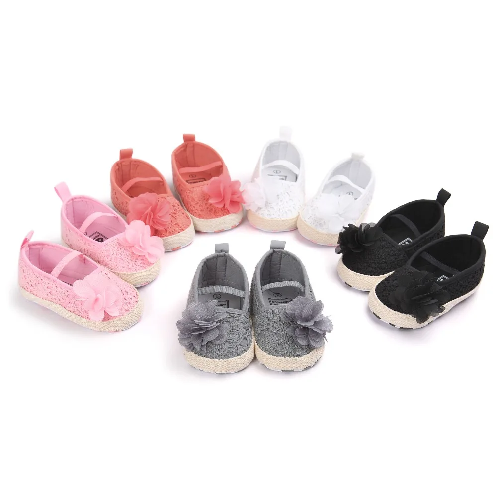 First Walker Fashion Flower Baby Cotton Newborn Babies Shoes Prewalkers
