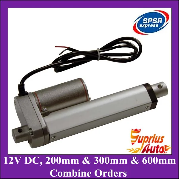 

Free Shipping Combine Orders Including 200mm-200N (3pcs), 300mm-500N (3pcs), 600mm-900N (2pcs) Stroke 12V DC Linear Actuators